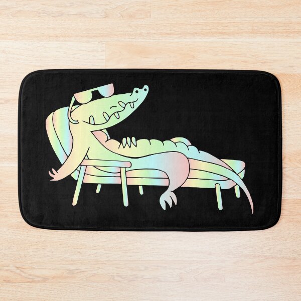 Item preview, Crocodile Sunning Design pastel designed and sold by Paula Helit.