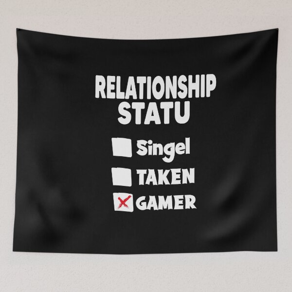 Item preview, Relationship Status Gamer designed and sold by Heddar Badreddine.