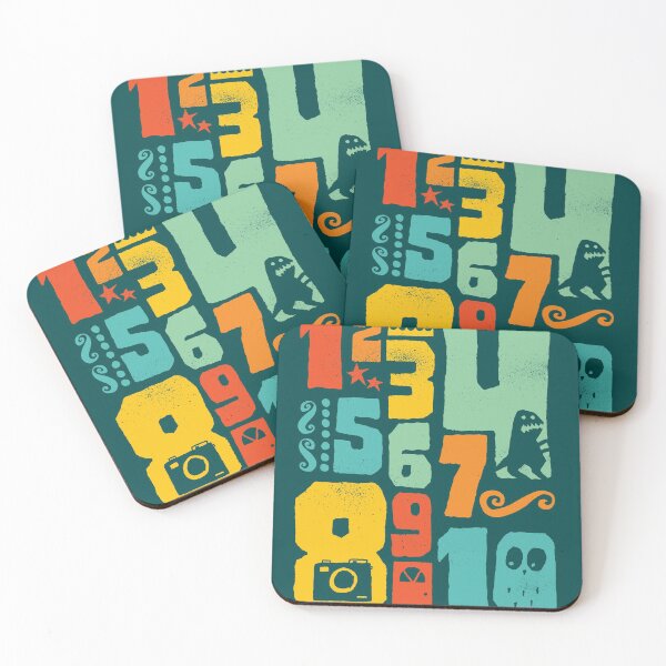 Item preview, Vintage Rainbow Number Chart for Nursery or Kids' Room! designed and sold by JulieVanCan.