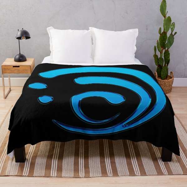 Item preview, Genshin Impact Symbol Element Water Hydro Fontaine - Vibrant Colours designed and sold by Fregoulix.