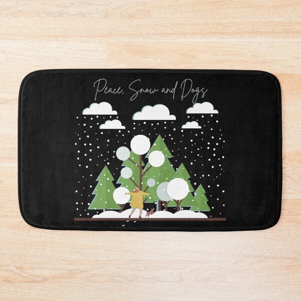 Item preview, Winter - Peace, Snow and Dogs designed and sold by DoggyLoveCA.