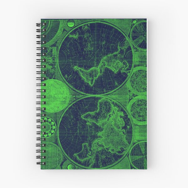 Item preview, World Map (1794) Blue & Green  designed and sold by BravuraMedia.