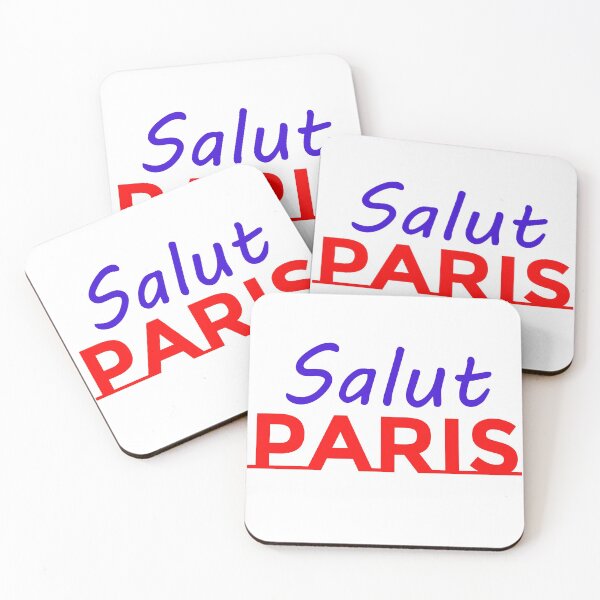 Item preview, Salut Paris Slogan in French designed and sold by Tanja Dianova.