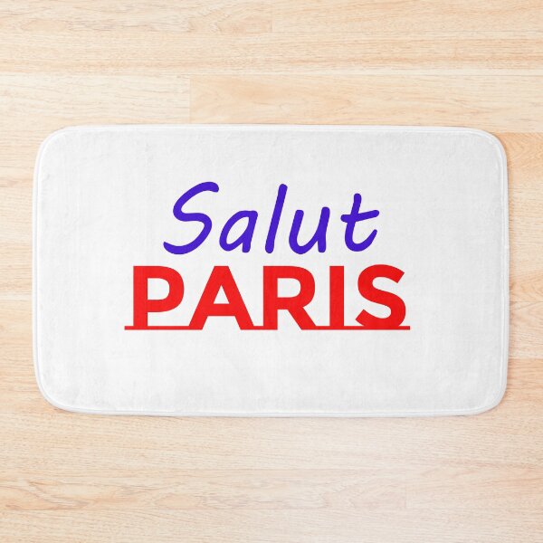 Item preview, Salut Paris Slogan in French designed and sold by Tanja Dianova.
