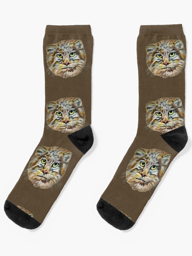 Endangered Animal Socks for Men, Tiger Print