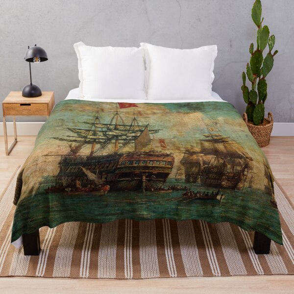 Sailboats romance Throw Blanket
