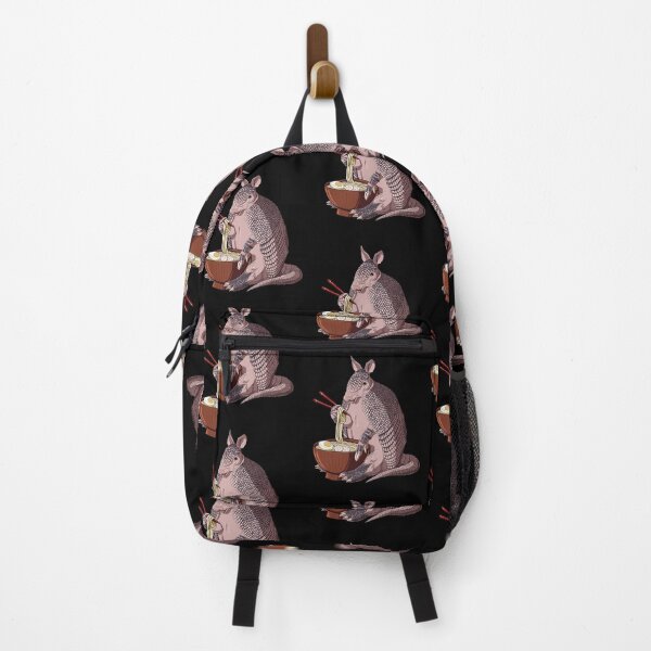 Item preview, Armadillo eats Japanese Ramen Noodles designed and sold by UpYourSelf.