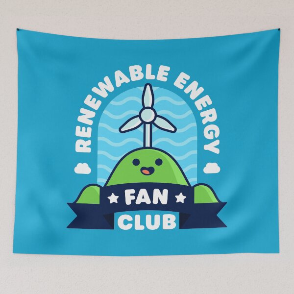 Item preview, Renewable Energy Fan Club - Cute Fan Pun designed and sold by Gudland.
