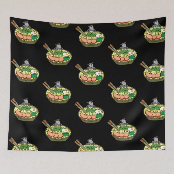 Item preview, Opossum eats Japanese Ramen Noodles designed and sold by UpYourSelf.