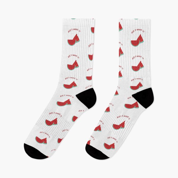 Aperçu de l'œuvre Pastèque | Tout ce que je veux, c'est de la pastèque | Pastèque | sucre | texte créée et vendue par aloresarts.