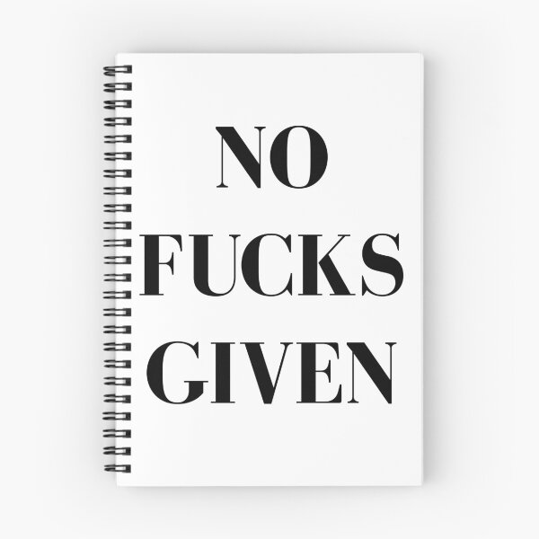 Item preview, NO F*CKS GIVEN designed and sold by Print-and-Preen.