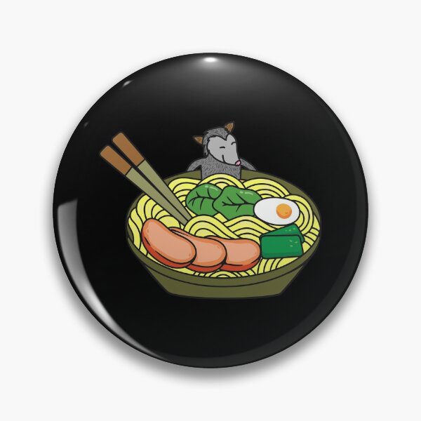 Item preview, Opossum eats Japanese Ramen Noodles designed and sold by UpYourSelf.