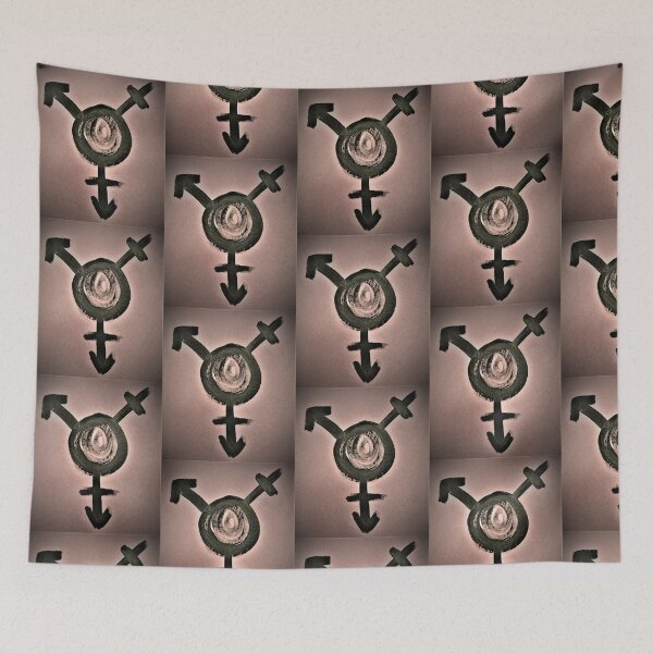 Item preview, Non-binary Symbol Painting designed and sold by NotWorkingPhD.