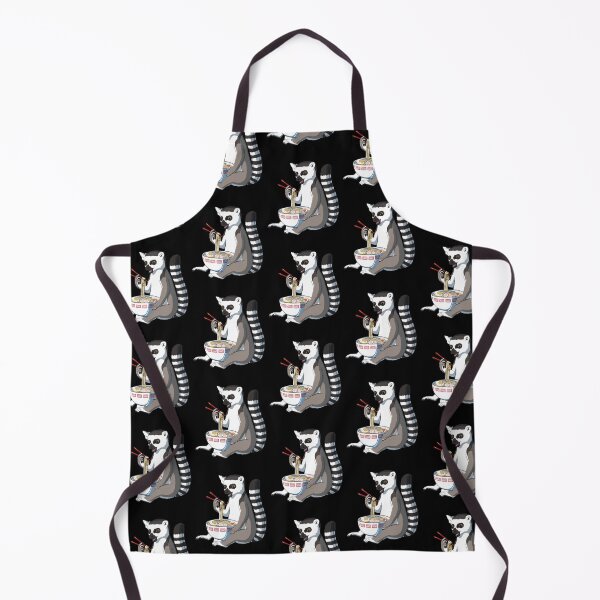 Item preview, Lemur eats Japanese Ramen Noodles designed and sold by UpYourSelf.
