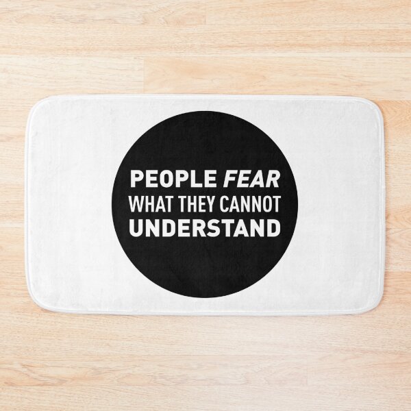 Item preview, People Fear What They Cannot Understand - Black designed and sold by FilipeFerreira.
