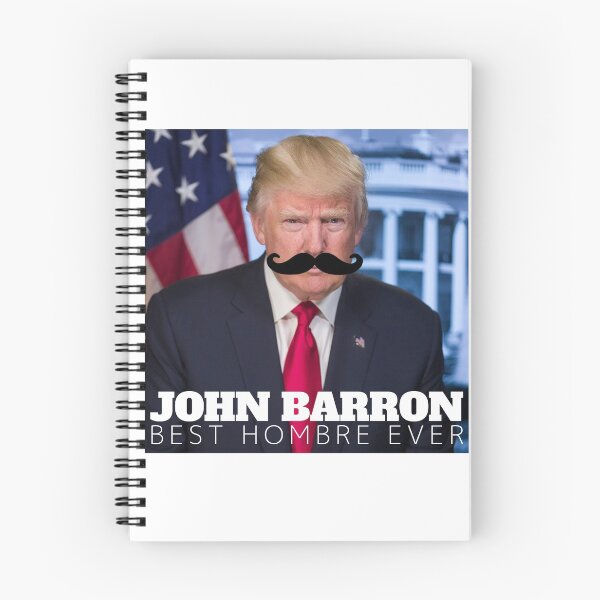 Item preview, JOHN BARRON "Best Hombre Ever" President Donald Trump Pseudonym John Baron Joke designed and sold by Decamegashop.