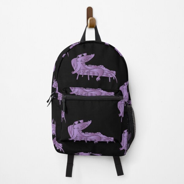 Item preview, Crocodile Sunning Design purple designed and sold by Paula Helit.