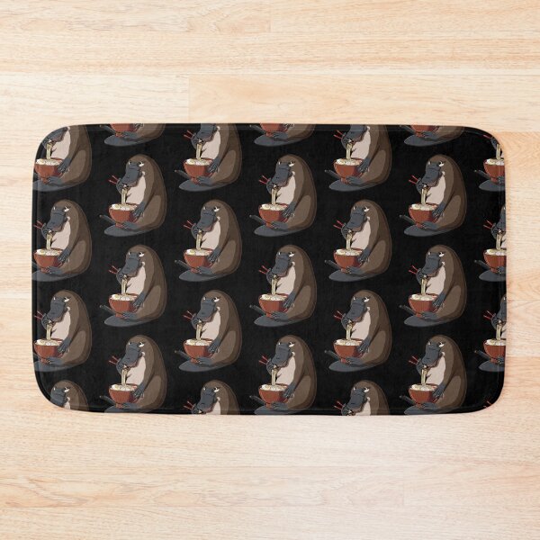Item preview, Platypus eats Japanese Ramen Noodles designed and sold by UpYourSelf.