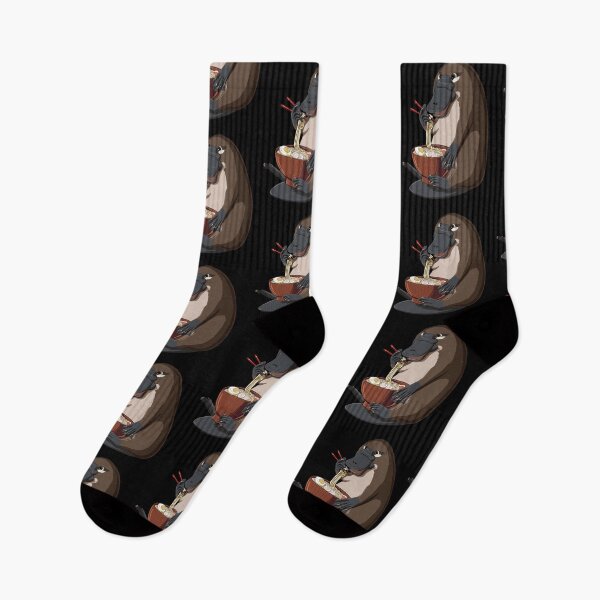 Item preview, Platypus eats Japanese Ramen Noodles designed and sold by UpYourSelf.