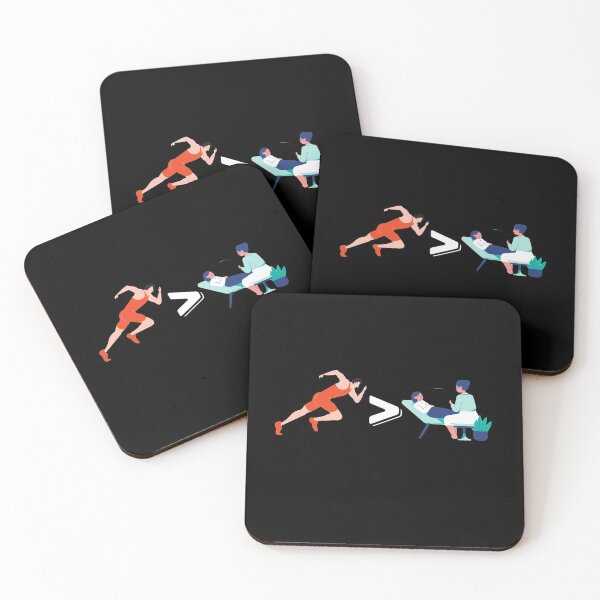 Item preview, Running Is Cheaper Than Therapy Quote designed and sold by AritraSur.
