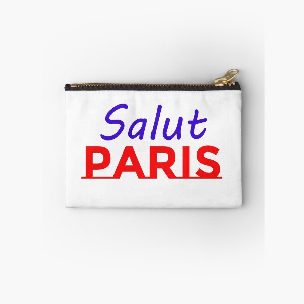 Aperçu de l'œuvre Salut Paris Slogan en français créée et vendue par Tanja Dianova.