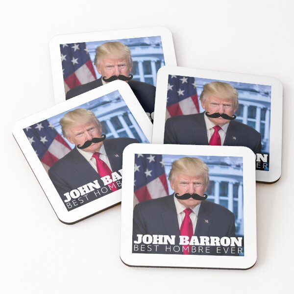 Item preview, JOHN BARRON "Best Hombre Ever" President Donald Trump Pseudonym John Baron Joke designed and sold by Decamegashop.
