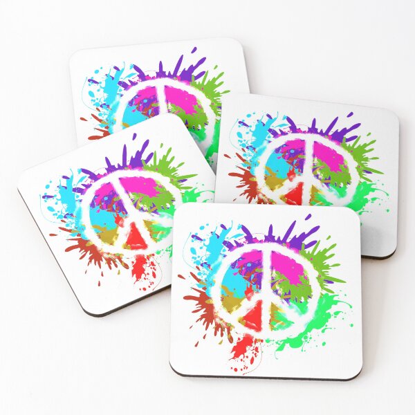 Item preview, Peace logo abstract color profile design designed and sold by Peace-of-mind.