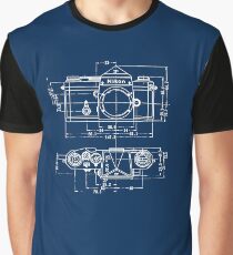 Vintage Photography: Nikon Blueprint Graphic T-Shirt