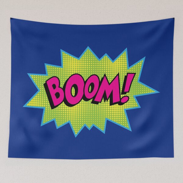 Item preview, BOOM! Comic Style Explosion - Pink designed and sold by STUDIO-72.