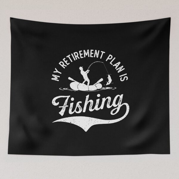Item preview, Fishing Is My Retirement Plan Funny Fishing Lover Gift For Fishermen Humor Joke designed and sold by alenaz.