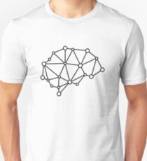 Integrated Brain - Black on White Slim Fit T-Shirt
