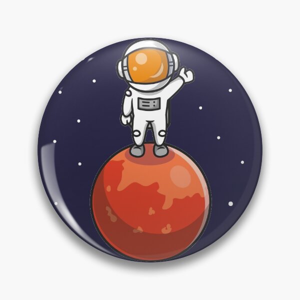 Item preview, Cute Astronaut Standing Planet designed and sold by YousfiYs.