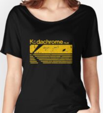 Vintage Photography: Kodak Kodachrome - Yellow Women's Relaxed Fit T-Shirt