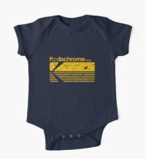 Vintage Photography: Kodak Kodachrome - Yellow One Piece - Short Sleeve