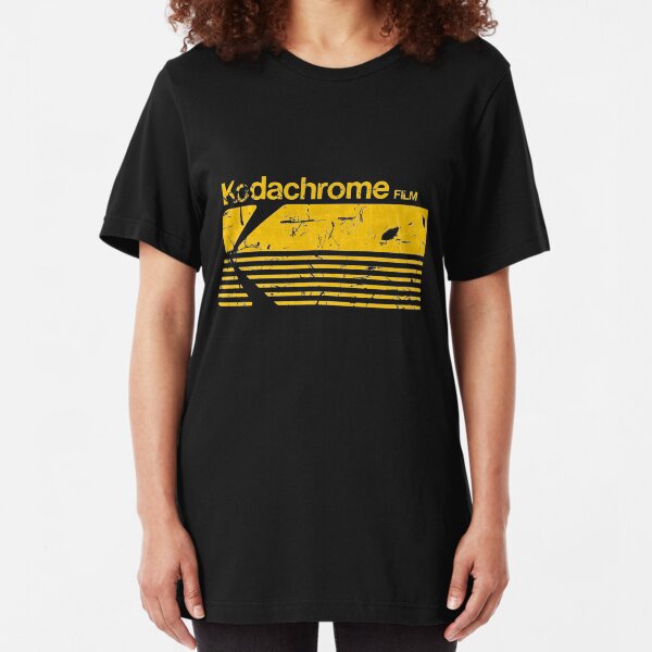 Vintage Photography: Kodak Kodachrome - Yellow Slim Fit T-Shirt