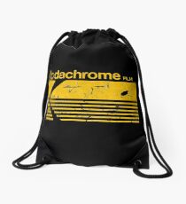Vintage Photography: Kodak Kodachrome - Yellow Drawstring Bag