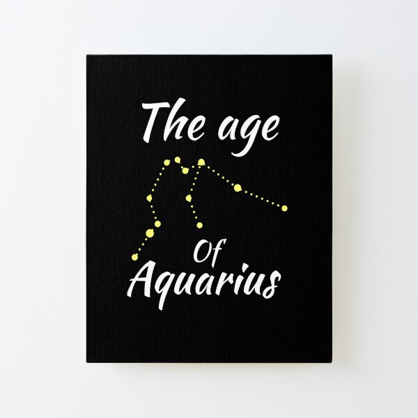 The age of aquarius. Canvas Mounted Print
