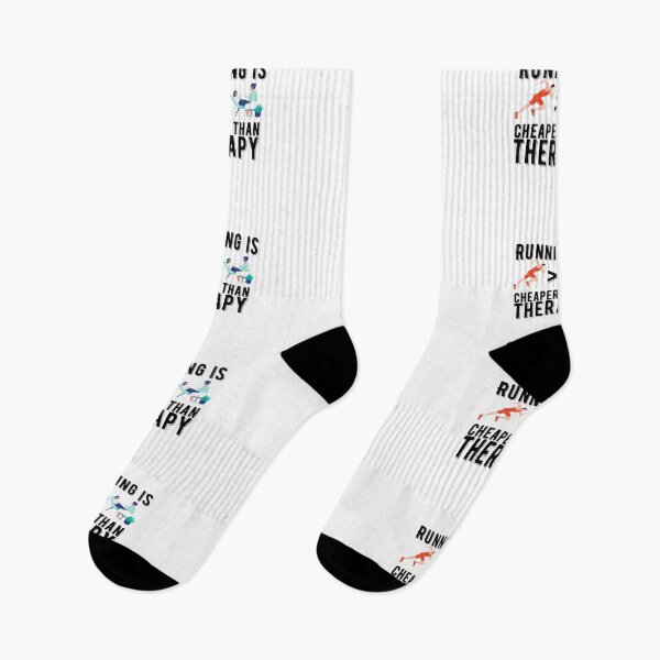 Item preview, Running Is Cheaper Than Therapy Quote designed and sold by AritraSur.