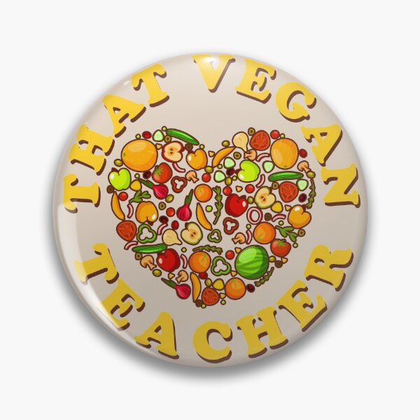 Item preview, That Vegan Teacher - Love Heart of Vegstables designed and sold by NoMatterLab.
