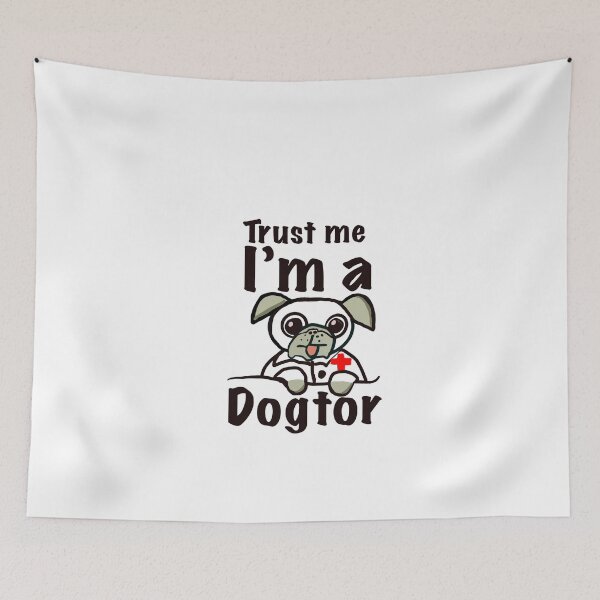 Item preview, Trust me I’m a dogtor design sticker designed and sold by papaipapai198.