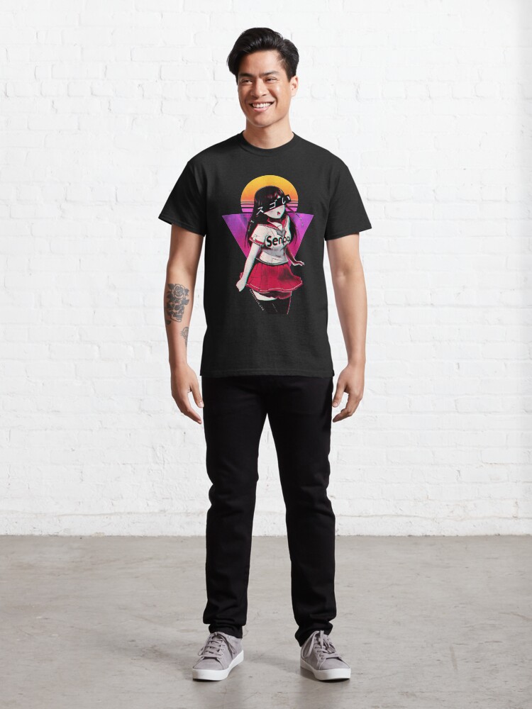 Alternate view of Kawaii Anime Girl - SUGOI Senpai Classic T-Shirt