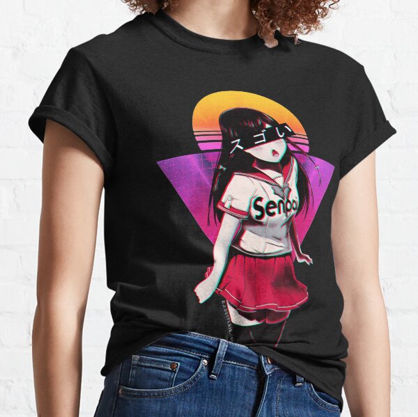 Kawaii Anime Girl - SUGOI Senpai Classic T-Shirt