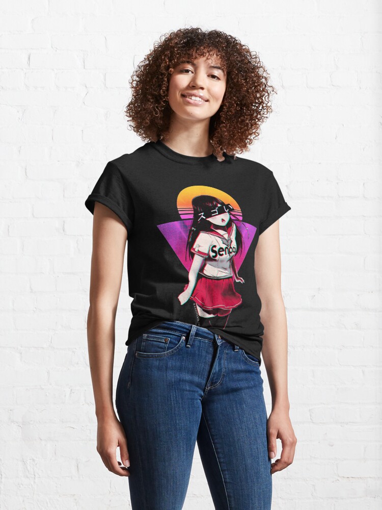 Alternate view of Kawaii Anime Girl - SUGOI Senpai Classic T-Shirt