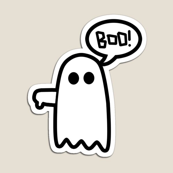  Boo Ghost Thumbs Down Dishwasher Magnet Funny Clean