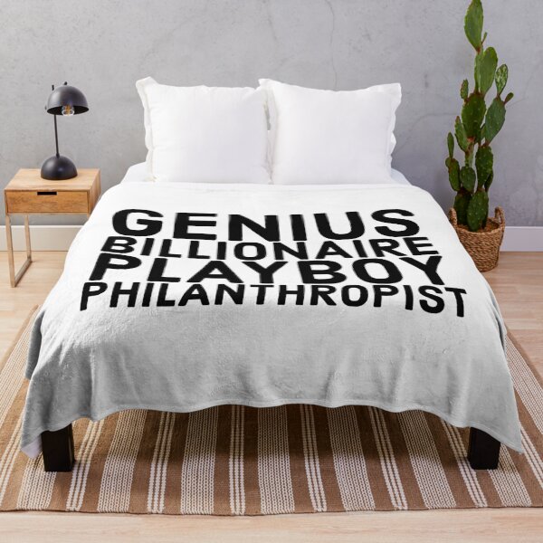 Item preview, Genius billionaire playboy philantropist text designed and sold by Redchilly.