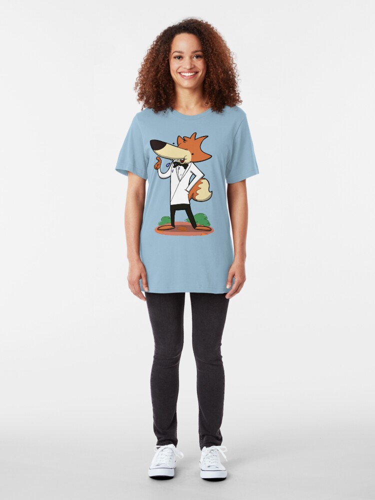 Alternate view of Spy Fax! Slim Fit T-Shirt