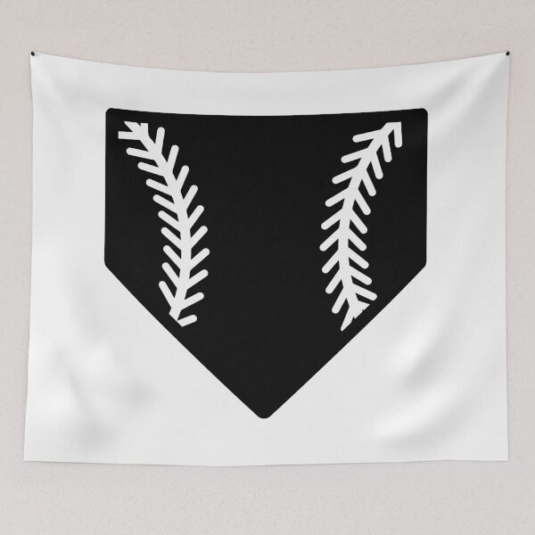 Item preview, Baseball Home Plate with stitches designed and sold by PepaAnaRB.