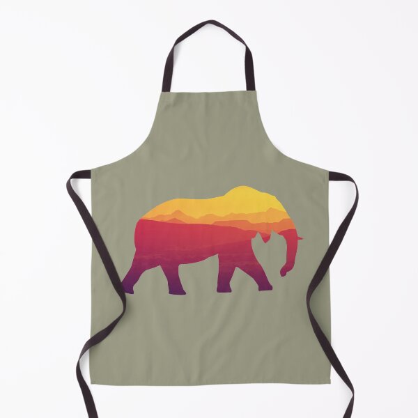 Item preview, Elephant sunset - Elephant Silhouette designed and sold by PaulSDesign.