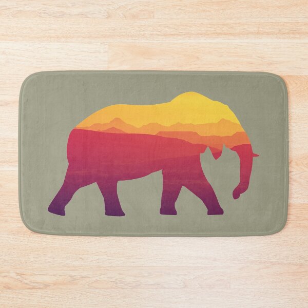Item preview, Elephant sunset - Elephant Silhouette designed and sold by PaulSDesign.