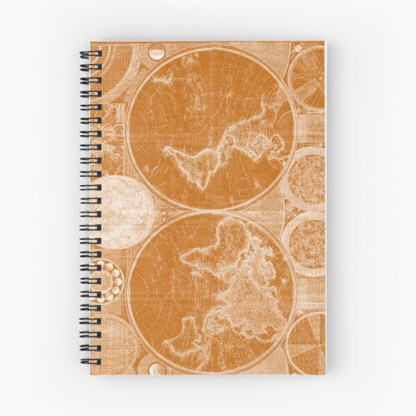 Item preview, World Map (1794) Orange & White  designed and sold by BravuraMedia.